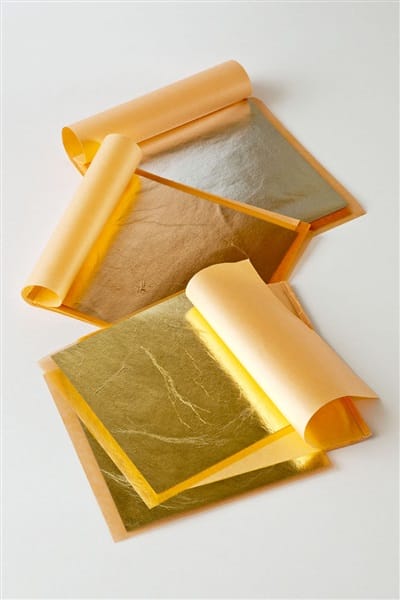Feuille d'or/argent riche